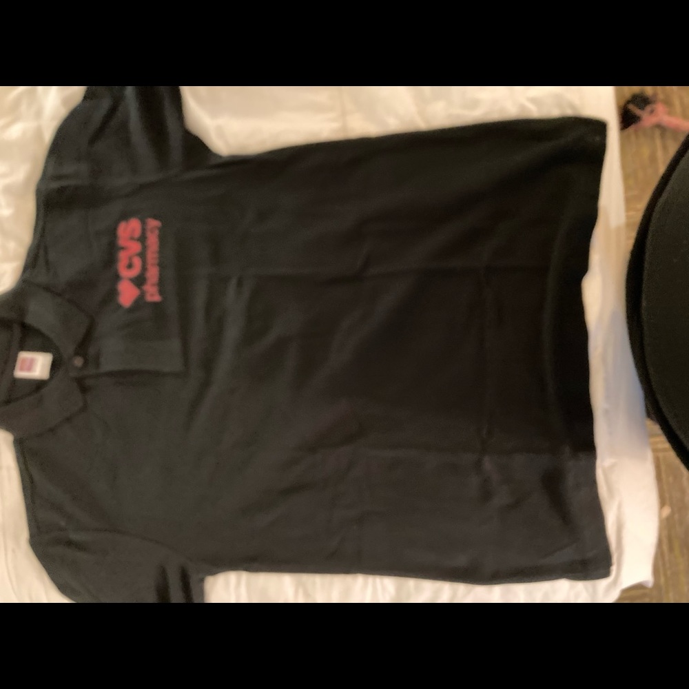 Brand new cvs black employee polo